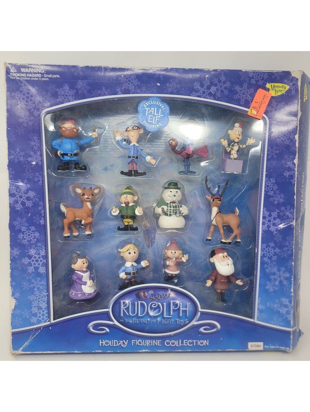 Rudolph and the Island of Misfit Toys Holiday Figurine Collection 12pc Open